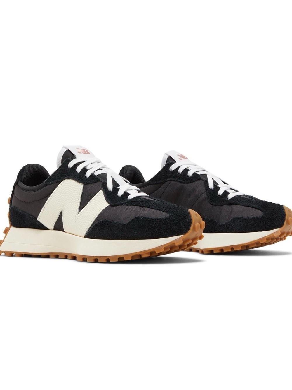 New Balance Black, White & Gum Retro Runner Sneakers